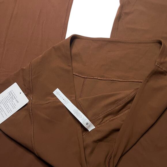 Lululemon Groove Super-High-Rise Flared Pant Roasted Brown Size 20 - Picture 4 of 5